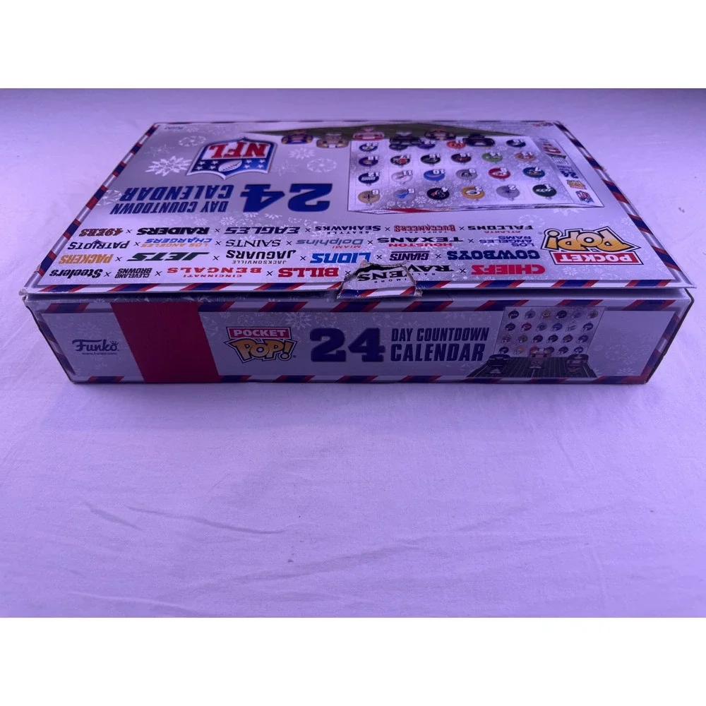 Funko Pocket Pop! NFL 24 Day Countdown Calendar Multicolor NEW - Open Box